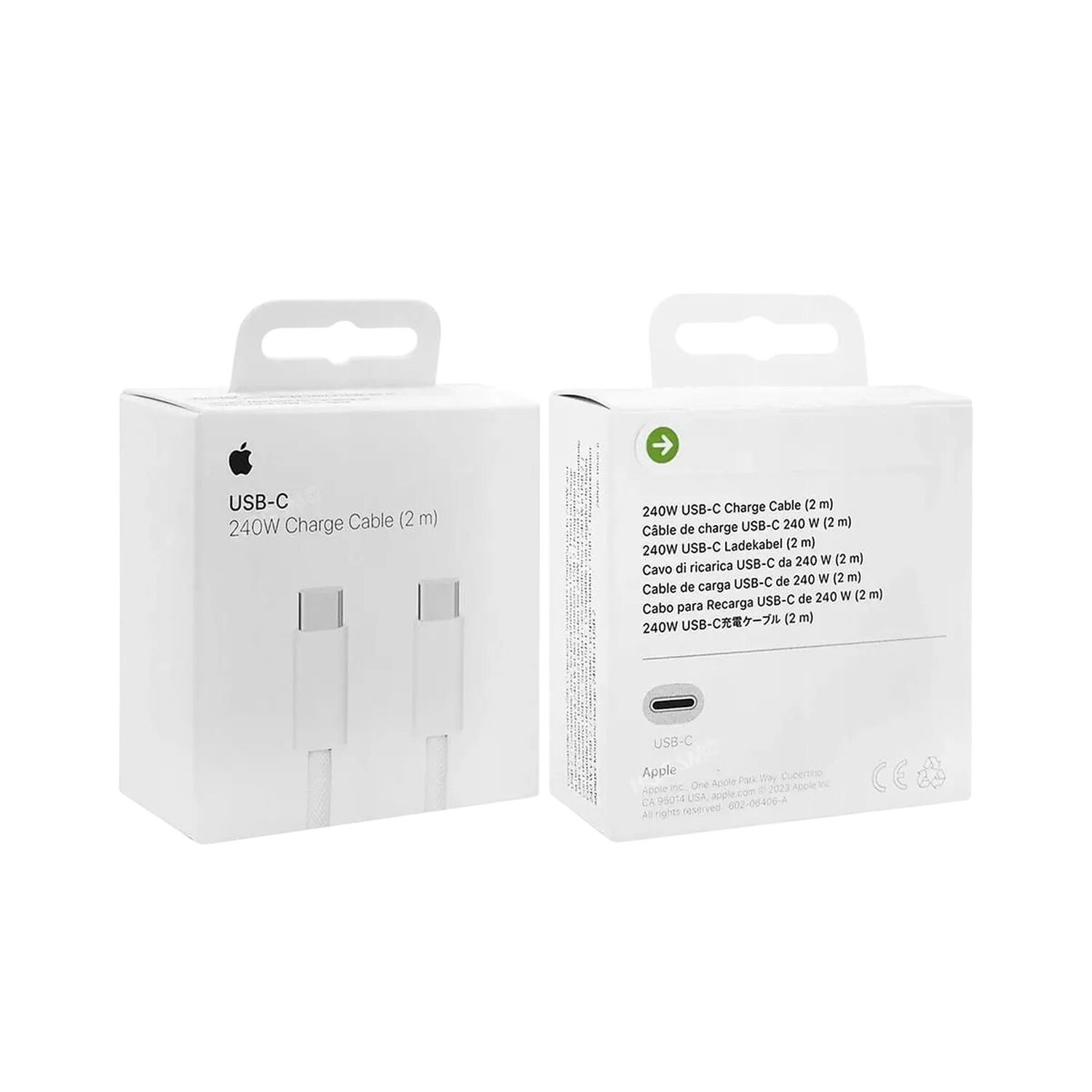 Cable Usb-c A Usb-c Apple 240w High Power White 2mt Original image number 4.0