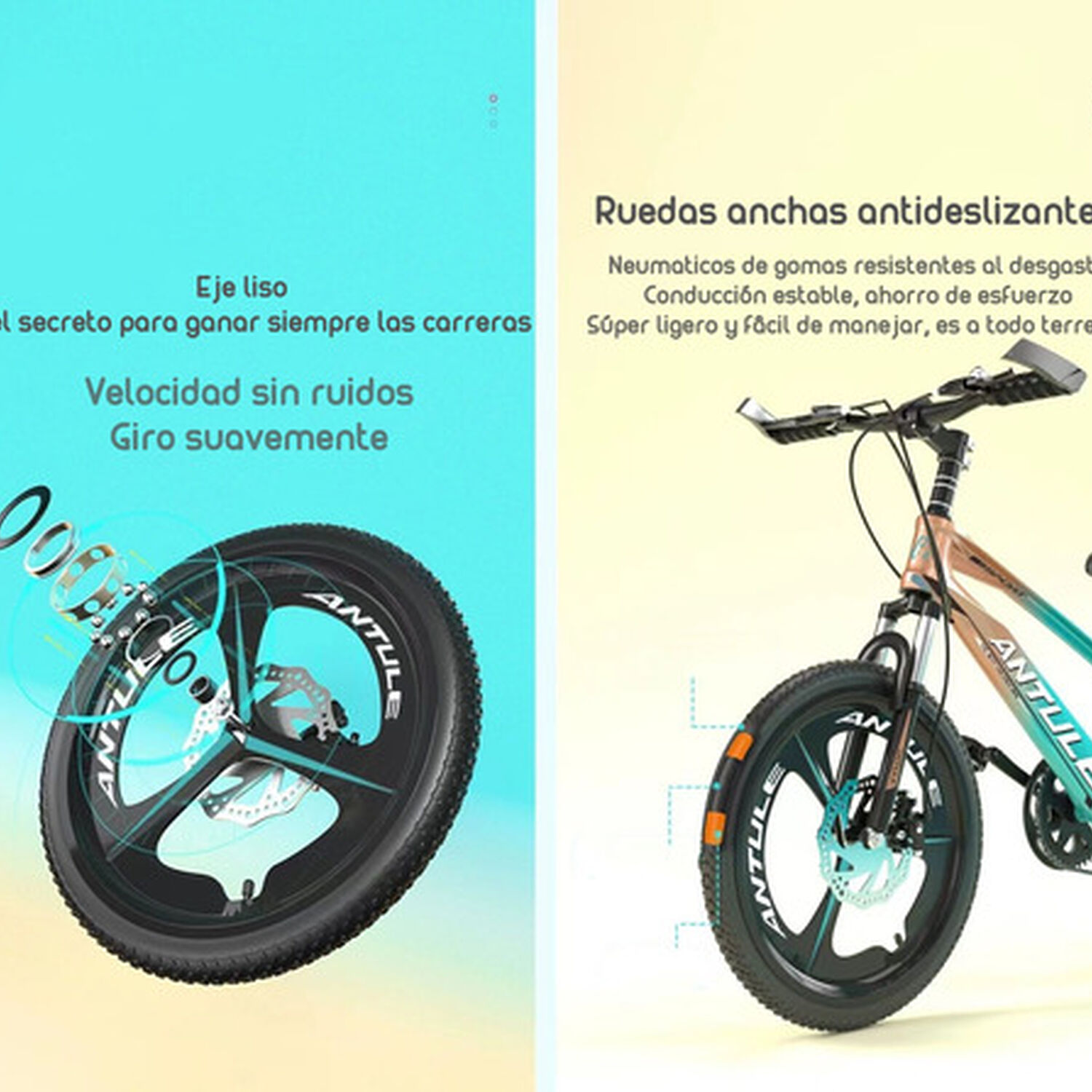 Bicicleta Infantil 8-10 A&ntilde;os Aro 20 Lubabycas Verde image number 5.0