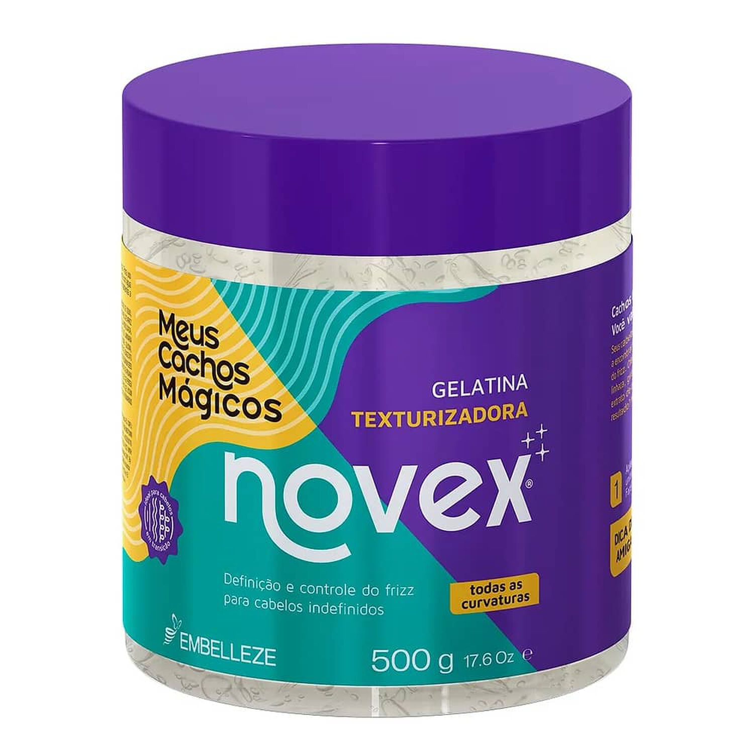 Gel Texturizada Meus Cachos 500g Novex image number 0.0