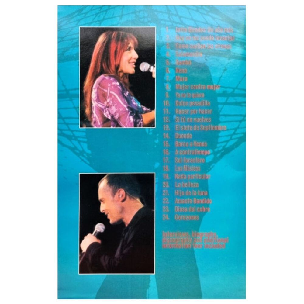 Ana Torroja Y Miguel Bose - Girados En Concierto | Dvd image number 4.0