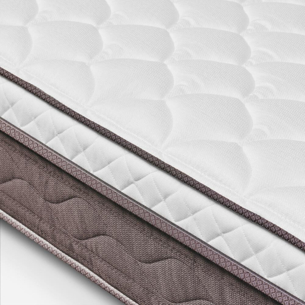Cama Europea Rosen New Style 4 Plus / 1.5 Plazas / Base Normal + Set De Maderas Rachel image number 6.0