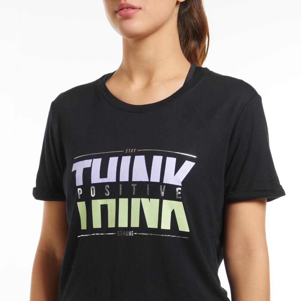 Polera Deportiva Crop Manga Corta Mujer Wetland image number 4.0