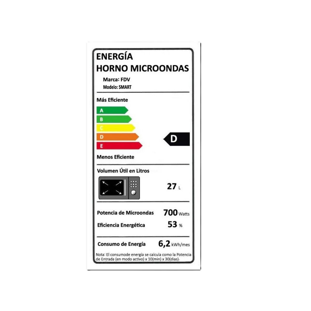 Microondas Empotrado Fdv Deluxe Smart - 27 Litros image number 6.0