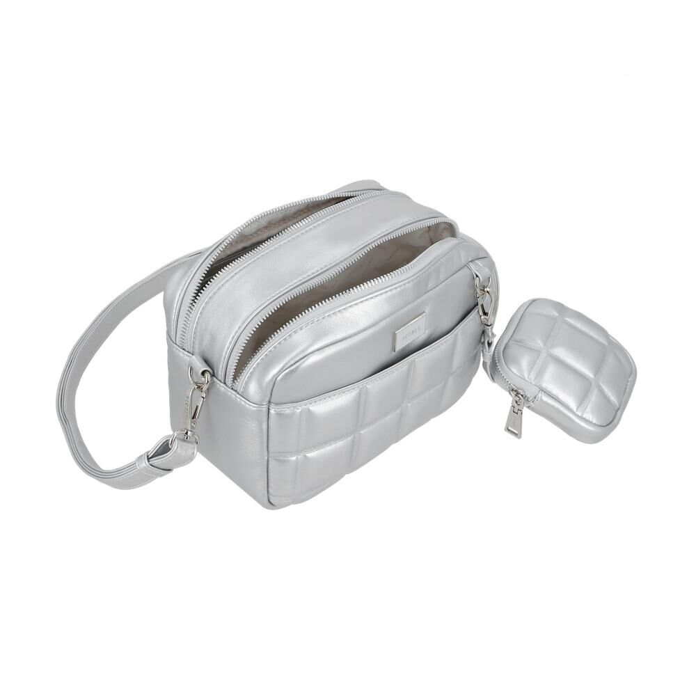 Bandolera Secret Lucania Sc6 S Plateado image number 3.0