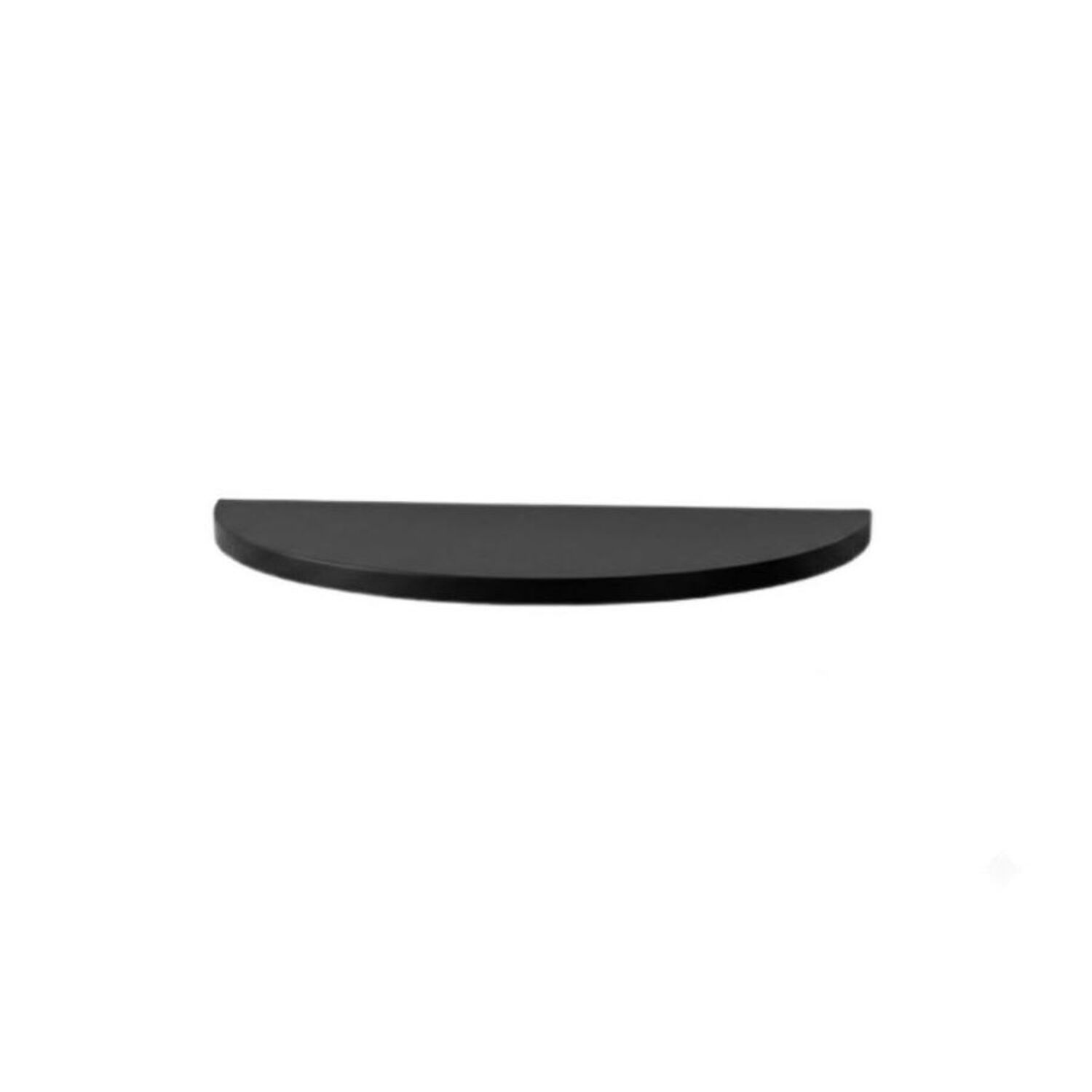 Repisa Flotante Semicircular Moderna Madera Negra 45cm image number 0.0