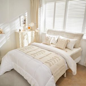 Set Piecera Boho 60 X 210 + 2 Fundas De Cojin B14