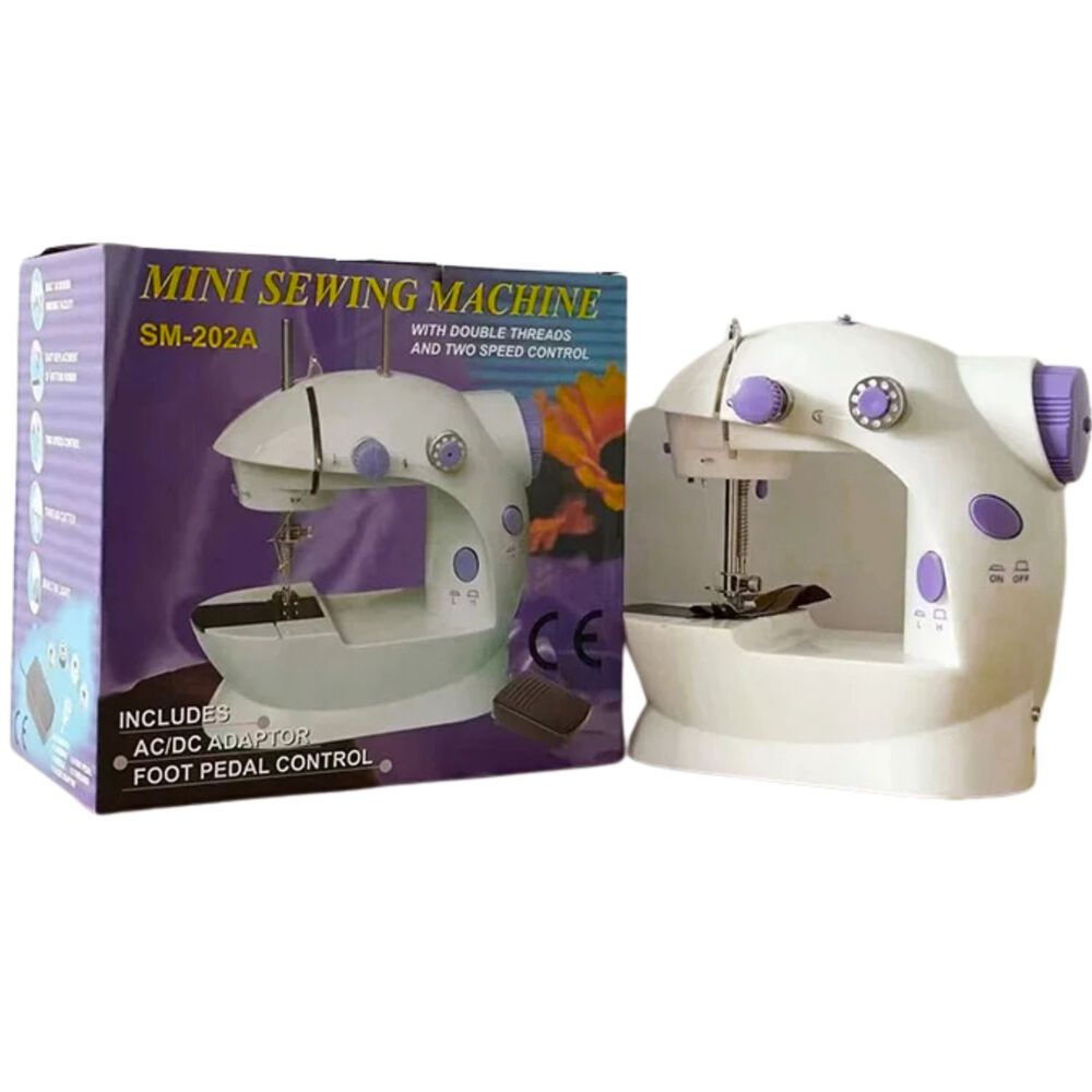 Mini Maquina De Coser Pedal Portatil Electrica 2 Puntadas image number 3.0