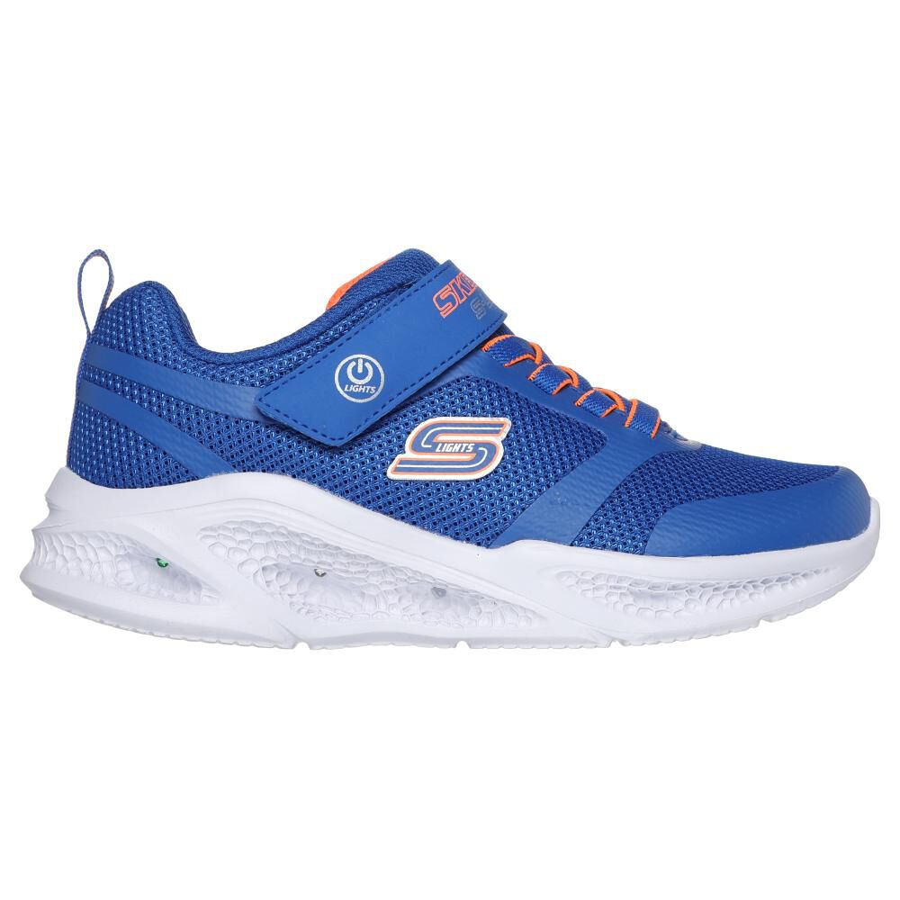Zapatilla Infantil Niño Skechers Meteor-lights Azul image number 1.0