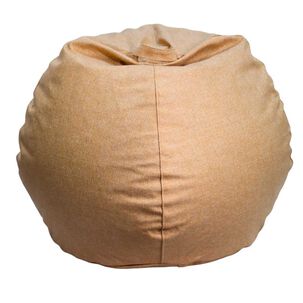 Funda (sin Relleno) Pouf Pera Beige Omega 100x120x120