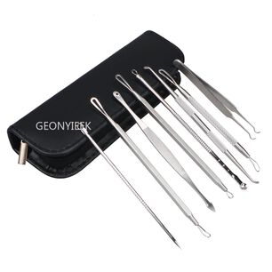 Kit Pinzas Herramientas Removedor Acne Puntos Negros Extractor 8 Piezas
