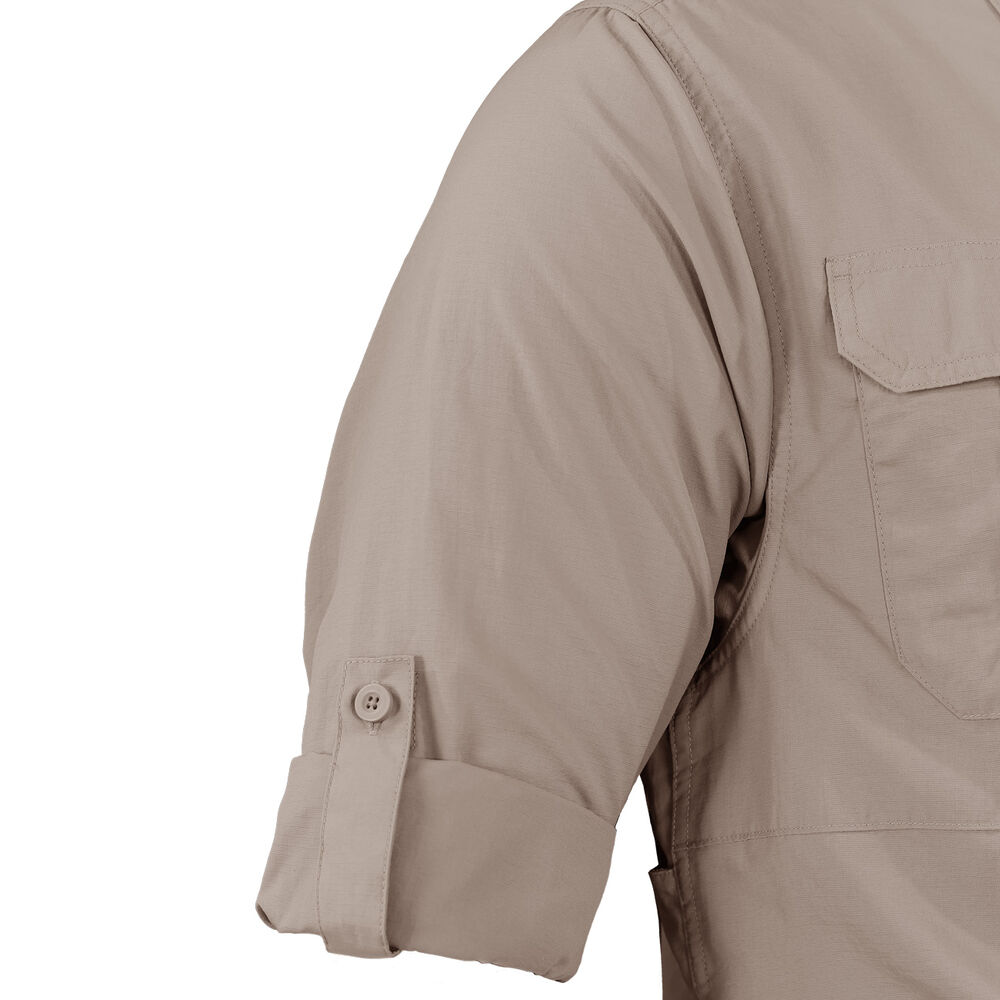 Camisa Lightwind Poliéster Beige image number 4.0