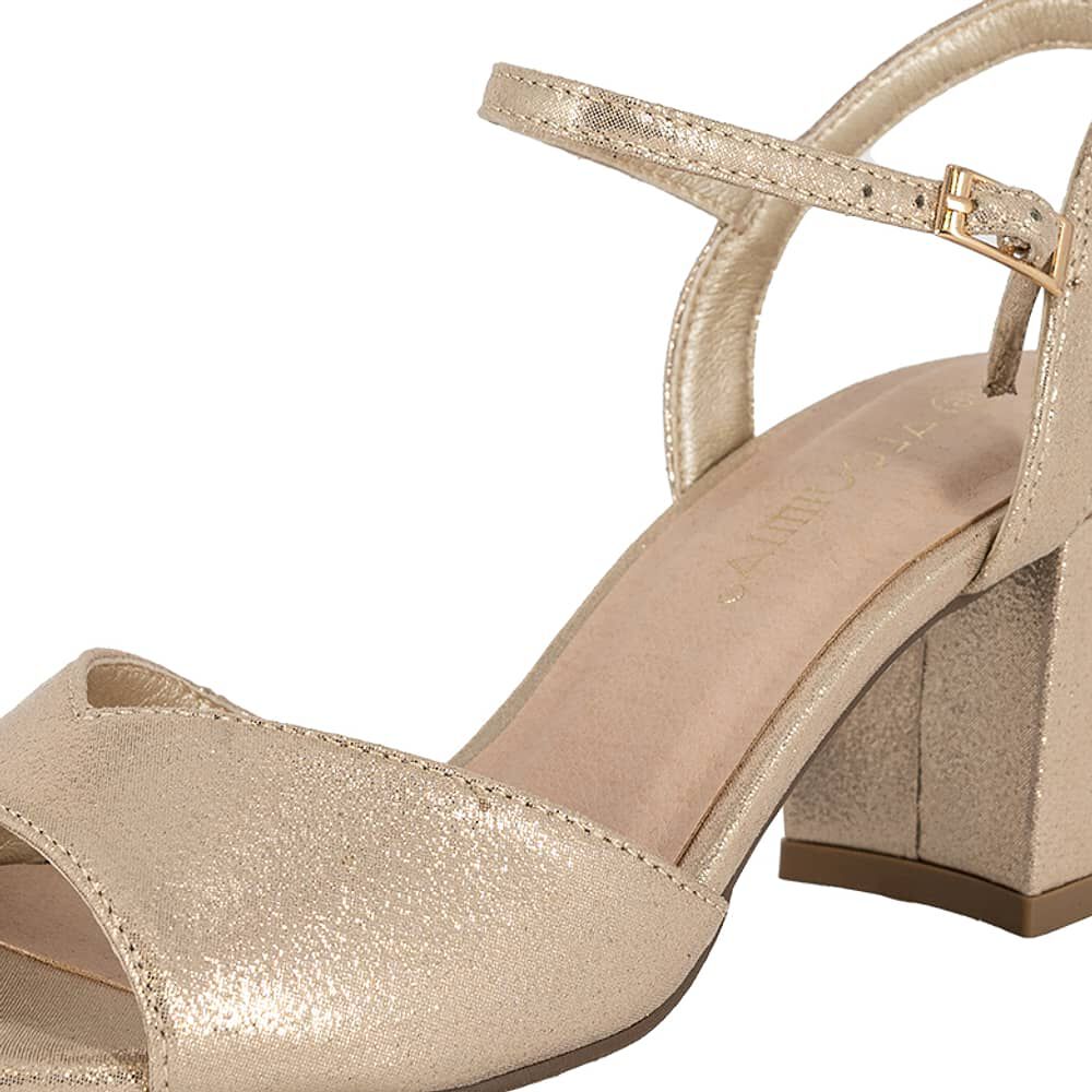 Sandalia De Vestir Eiris Dorado Alquimia image number 3.0