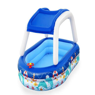 Piscina Inflable Con Toldo 2.13m X 1.55m X 1.32m - 54370 - Bestway