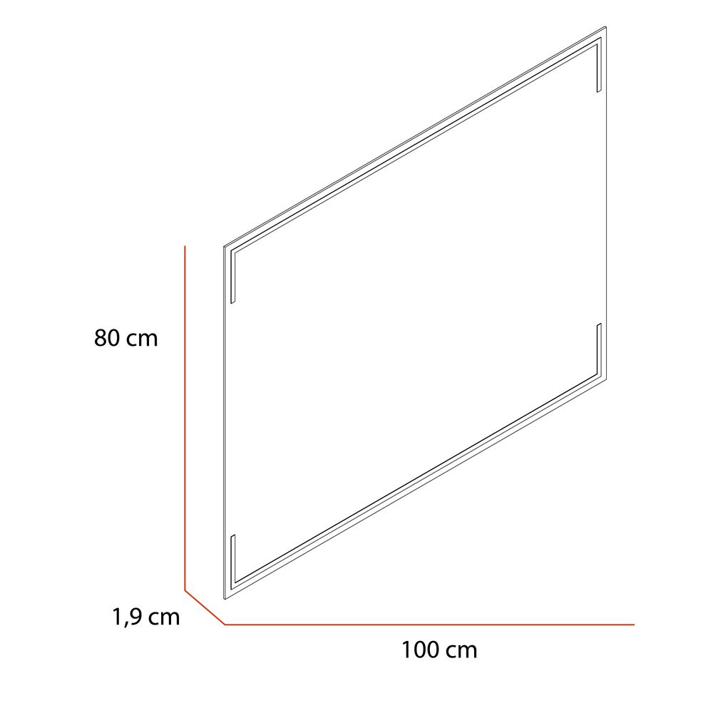 Espejo Rectangular Fm-065 80x100x1,9 image number 3.0