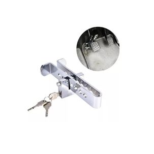 Traba Pedal + Candado + Llaves Seguridad Auto Anti Robo
