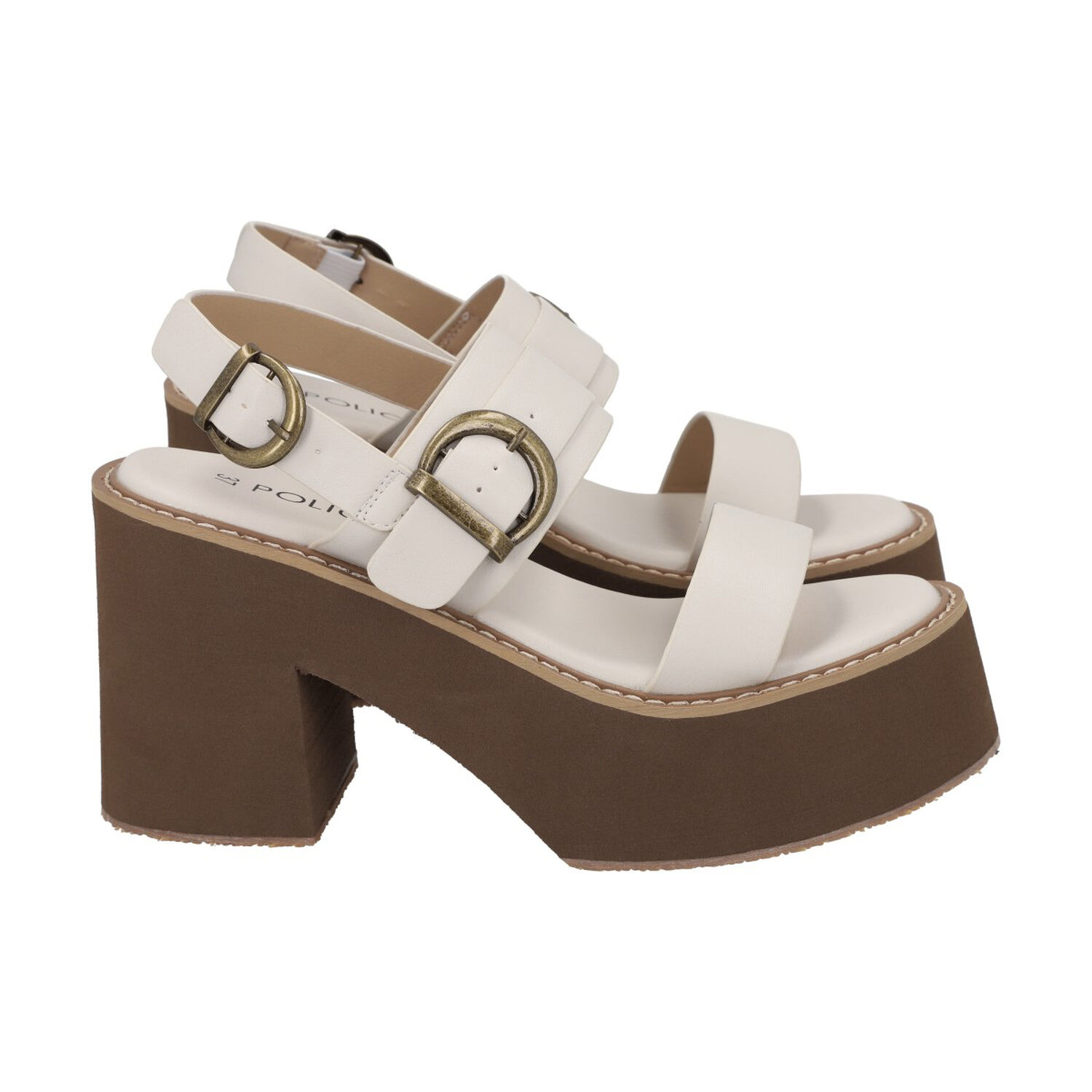 Sandalia Mujer Beige Martina Police image number 2.0