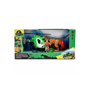 Play Set Dinosaurio + Vehiculos + Figura Surtido