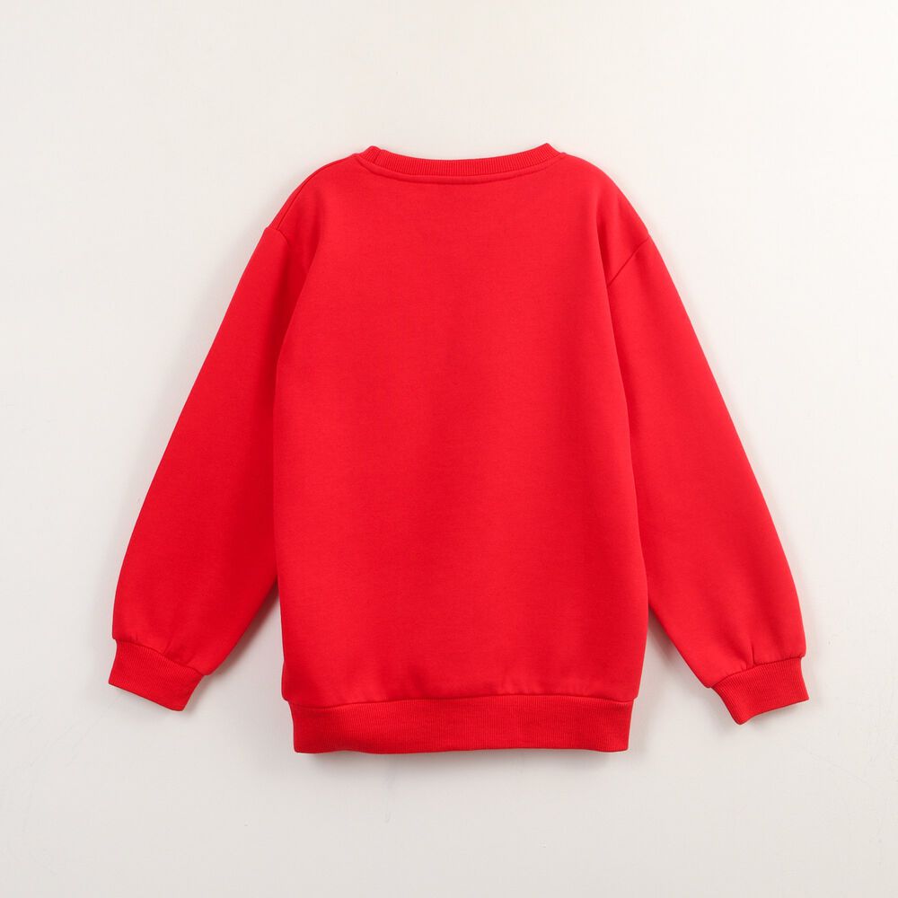 Poler&oacute;n Cerrado Ni&ntilde;o Nuckles Rojo Sonic image number 1.0