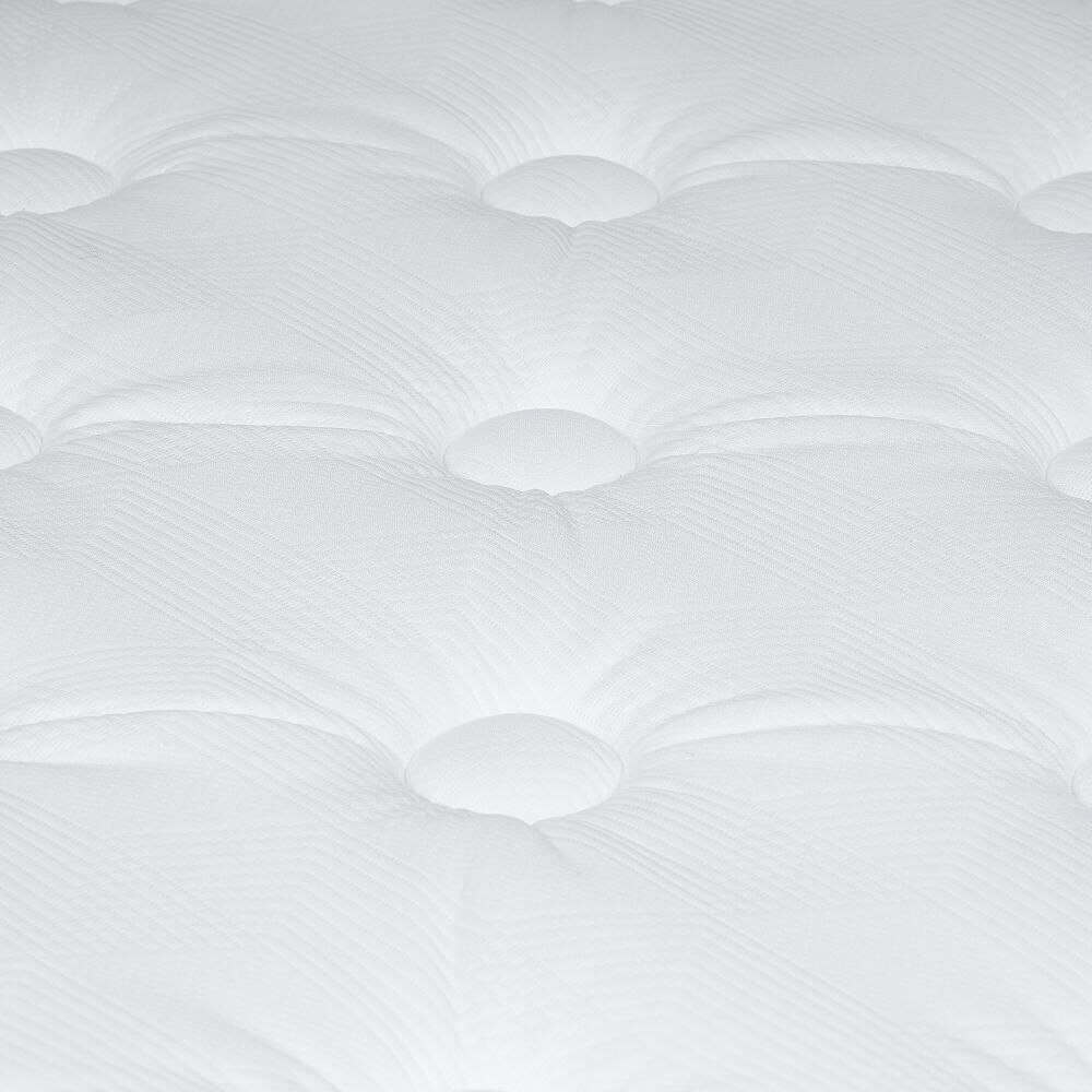 Cama Europea Rosen New Style 6 / 2 Plazas / Base Dividida + Set De Maderas image number 6.0