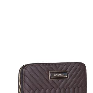 Billetera De Mujer Petunia Café Carven