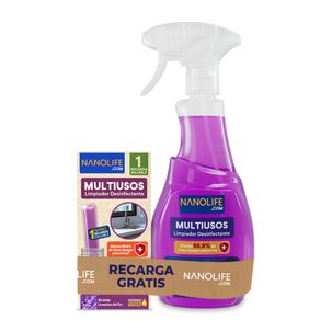Limpiador Multiusos Kit De Inicio Lavanda Promoción 600ml + Recarga - Deysa Nanolife