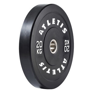 Disco Ol&iacute;mpico Bumper 20 Kg Negro