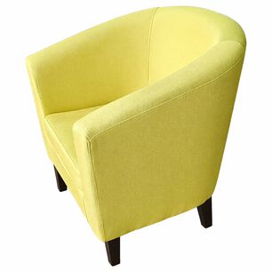 Poltrona Moderna De Descanso Individual Deluxe Mostaza