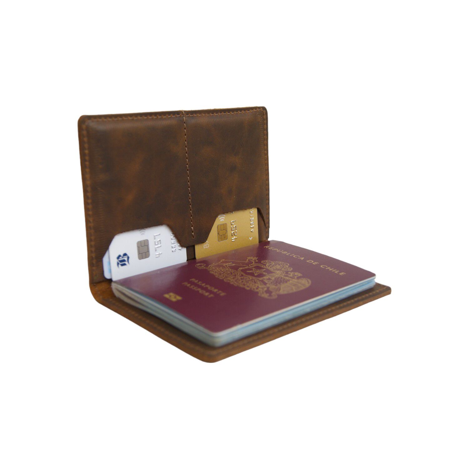Porta Pasaporte De Cuero image number 4.0
