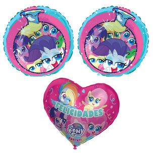 Set 3 Globos Foil My Little Pony