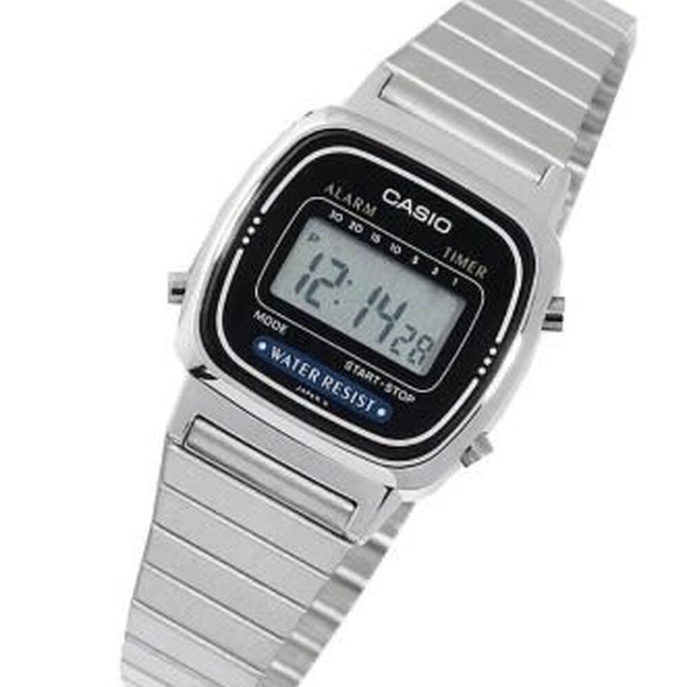 Reloj De Mujer Casio Silver Vintage La670wa-1df image number 3.0