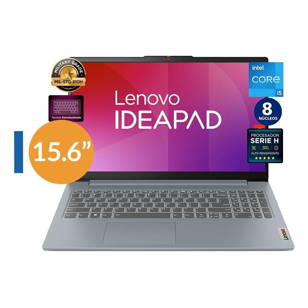Notebook 15.6" Lenovo Ideapad Slim 3 / Intel Core I5 / 8 GB RAM / 512 GB SSD image number 0.0