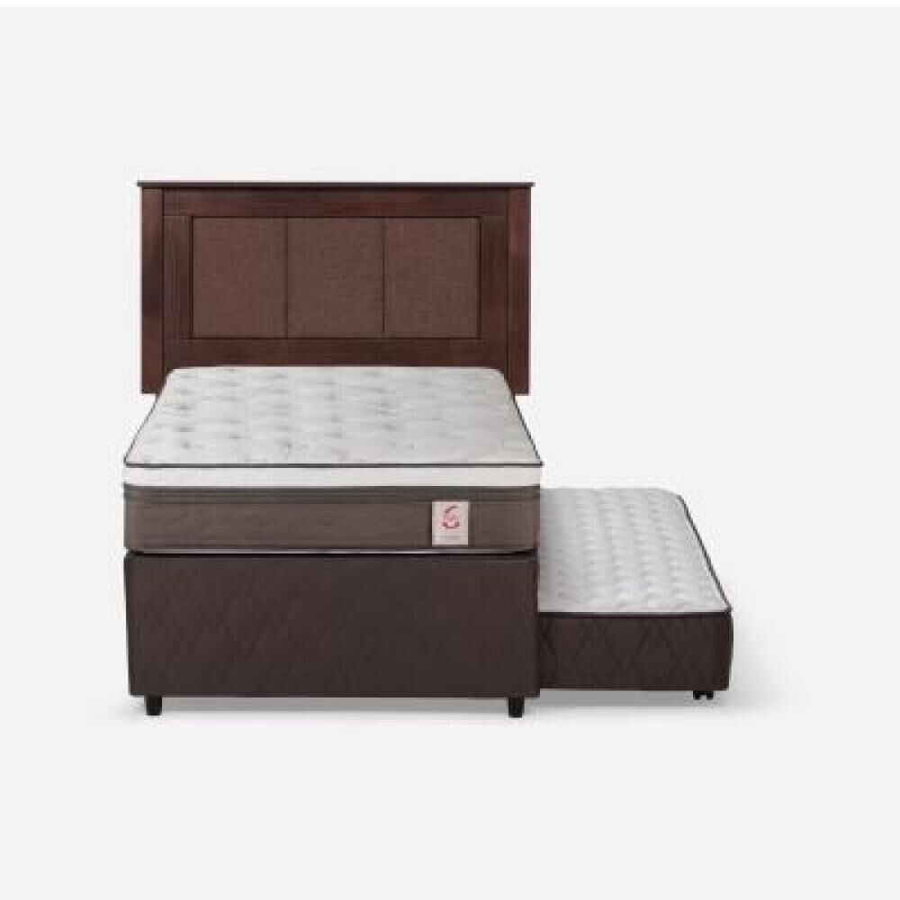 Cama Nido Rosen New Style 6 / 1.5 Plazas / Base Normal + Respaldo image number 8.0
