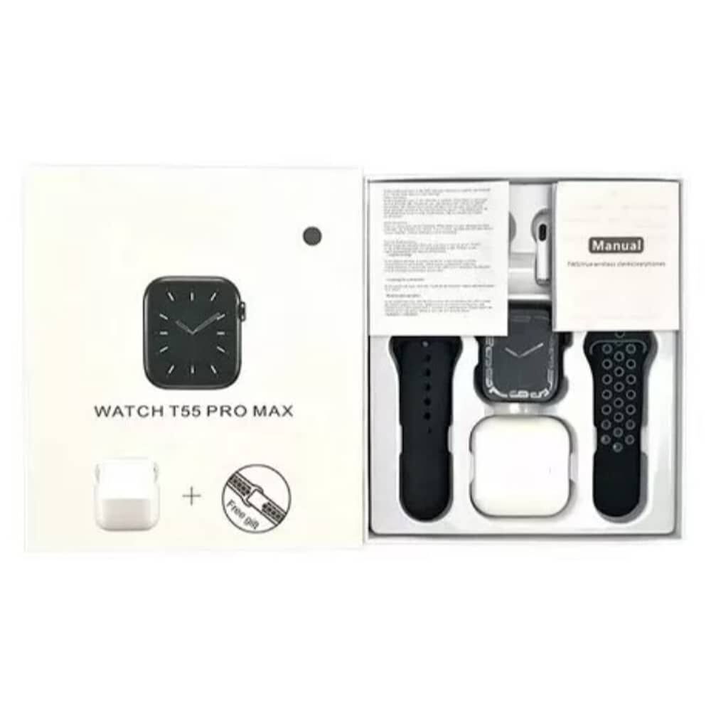 Reloj Inteligente T55 Pro Max + Aud&iacute;fonos image number 1.0