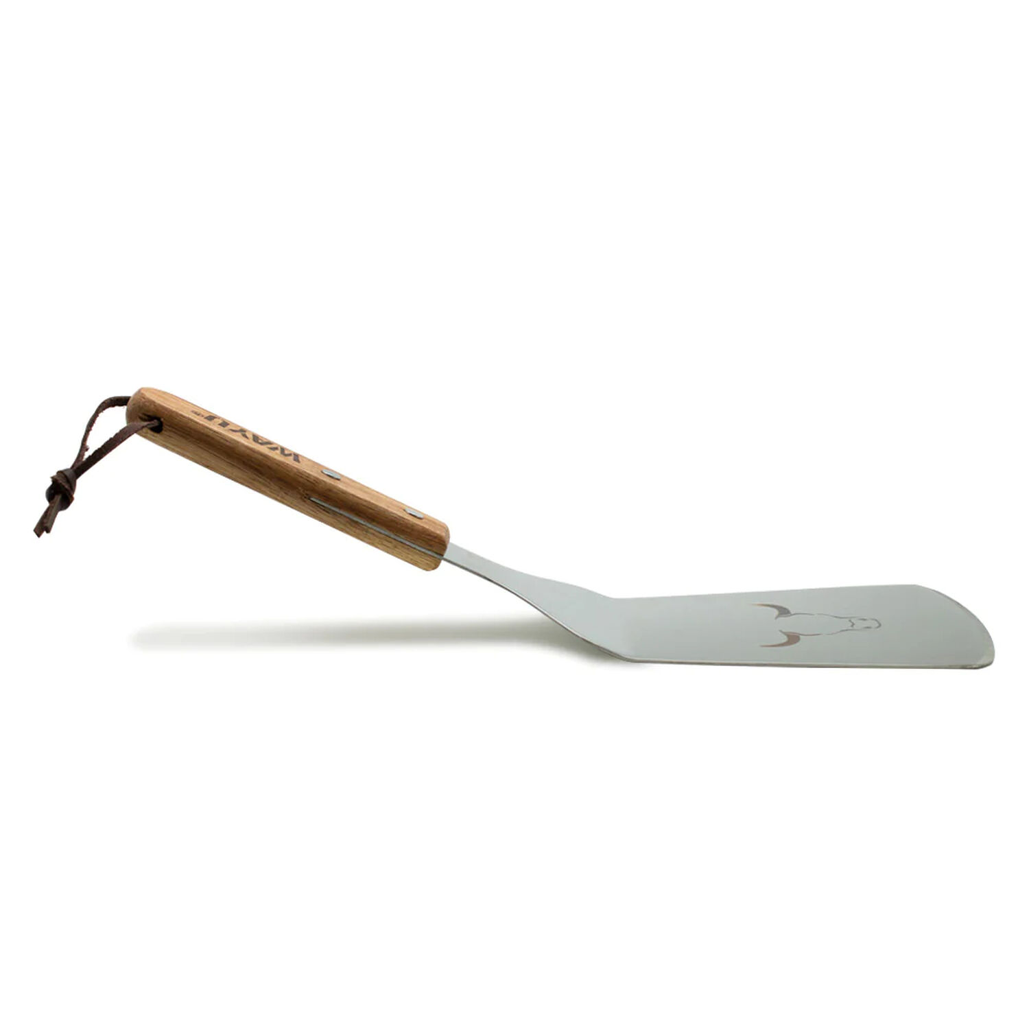 Esp&aacute;tula De Cocina Acero Mango Madera 31 Cm Asado image number 1.0