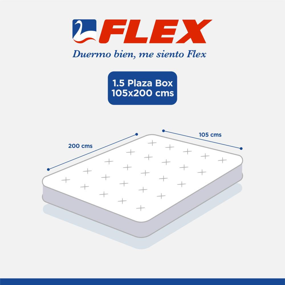Colchón Flex Dual Sensity / 1.5 Plazas / 200 Cm x 105 Cm image number 6.0