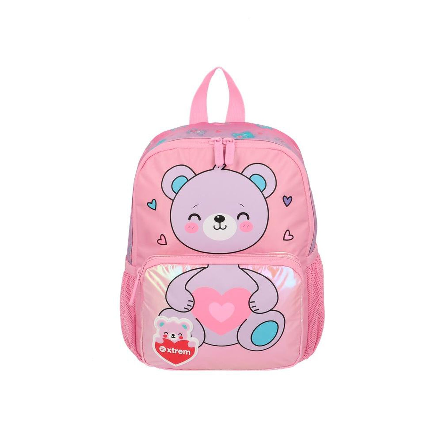 Mochila Xtrem Play-time 6xt Oso Rosado image number 0.0