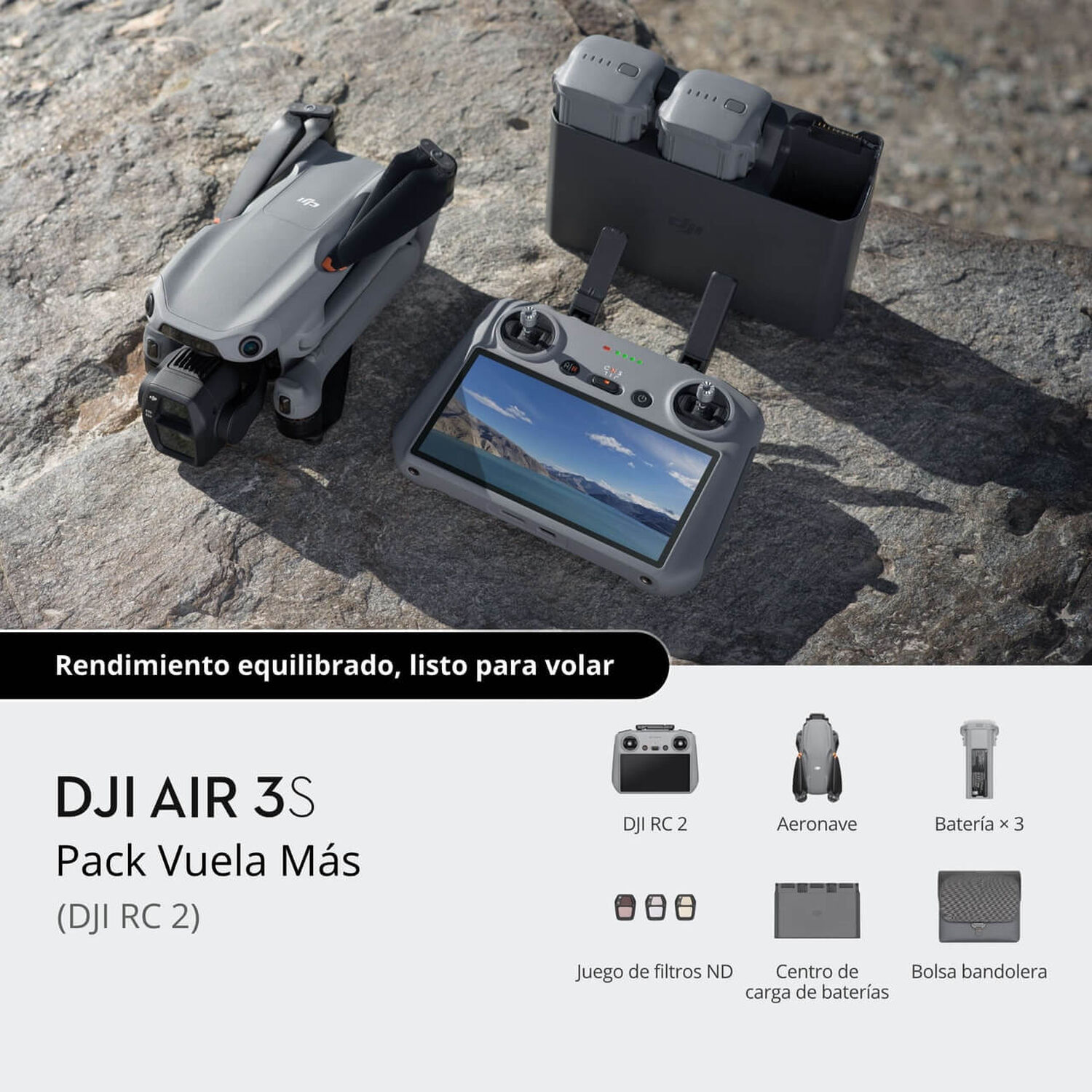 Dji Air 3s Fly More Combo (dji Rc 2) Drone image number 0.0