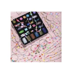 Kit Para Crear Pulseras Armar Collares Anillos Niñas 5000pcs