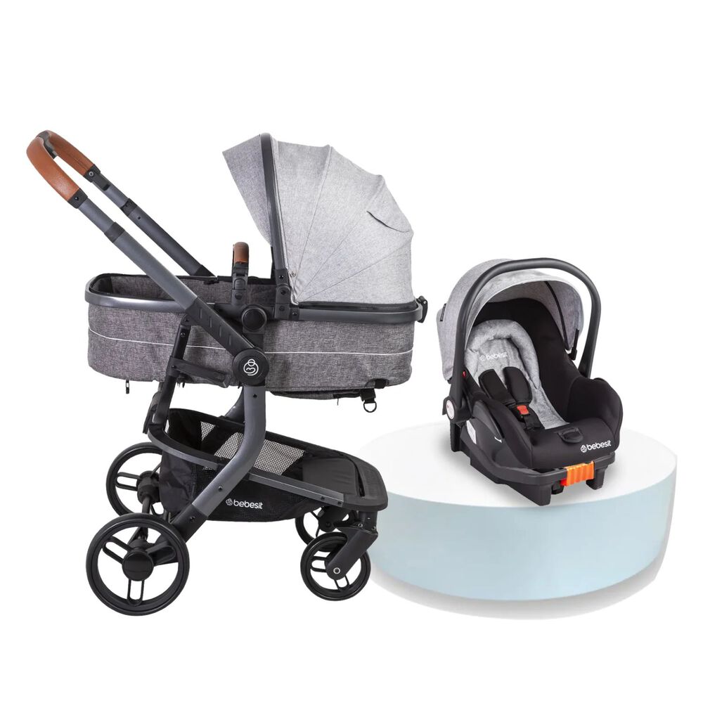 Coche Travel System Taurus Gris image number 0.0