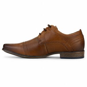 Zapato Ferracini Hombre 6065 Derby Caf&eacute; Casual