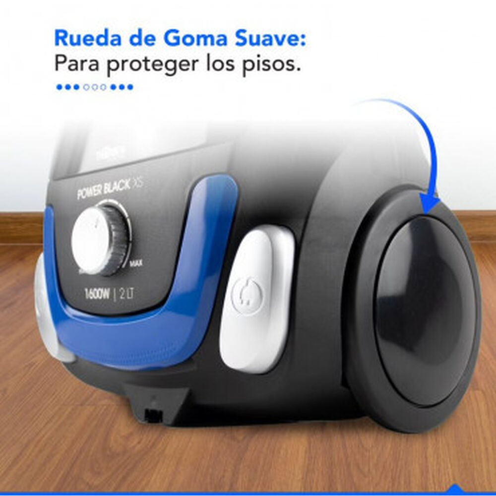 Aspiradora De Arrastre Bolsa 1600w Thor Power Black Xs image number 7.0