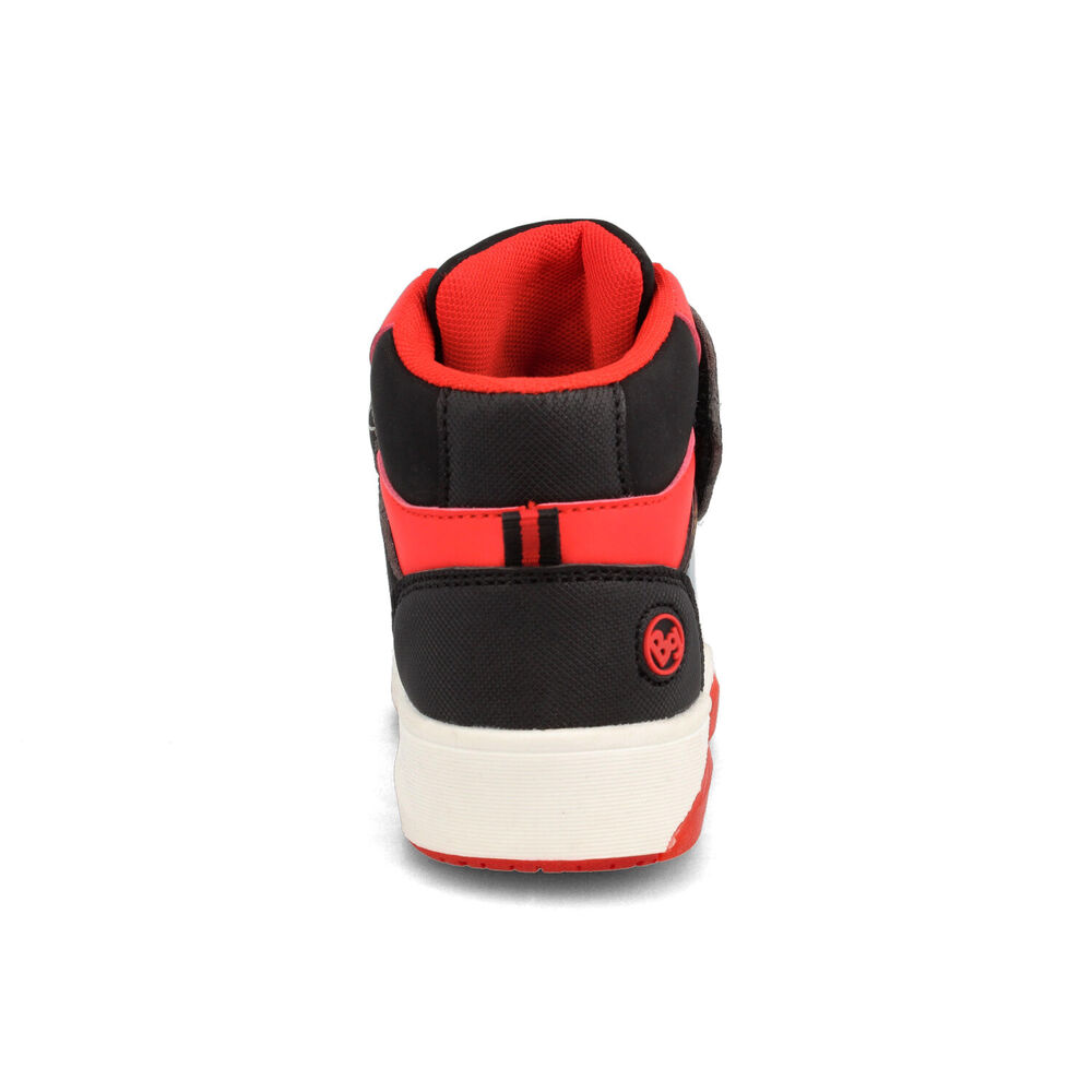 Zapatilla Niño Bubblegummers Eden Negro-rojo image number 2.0