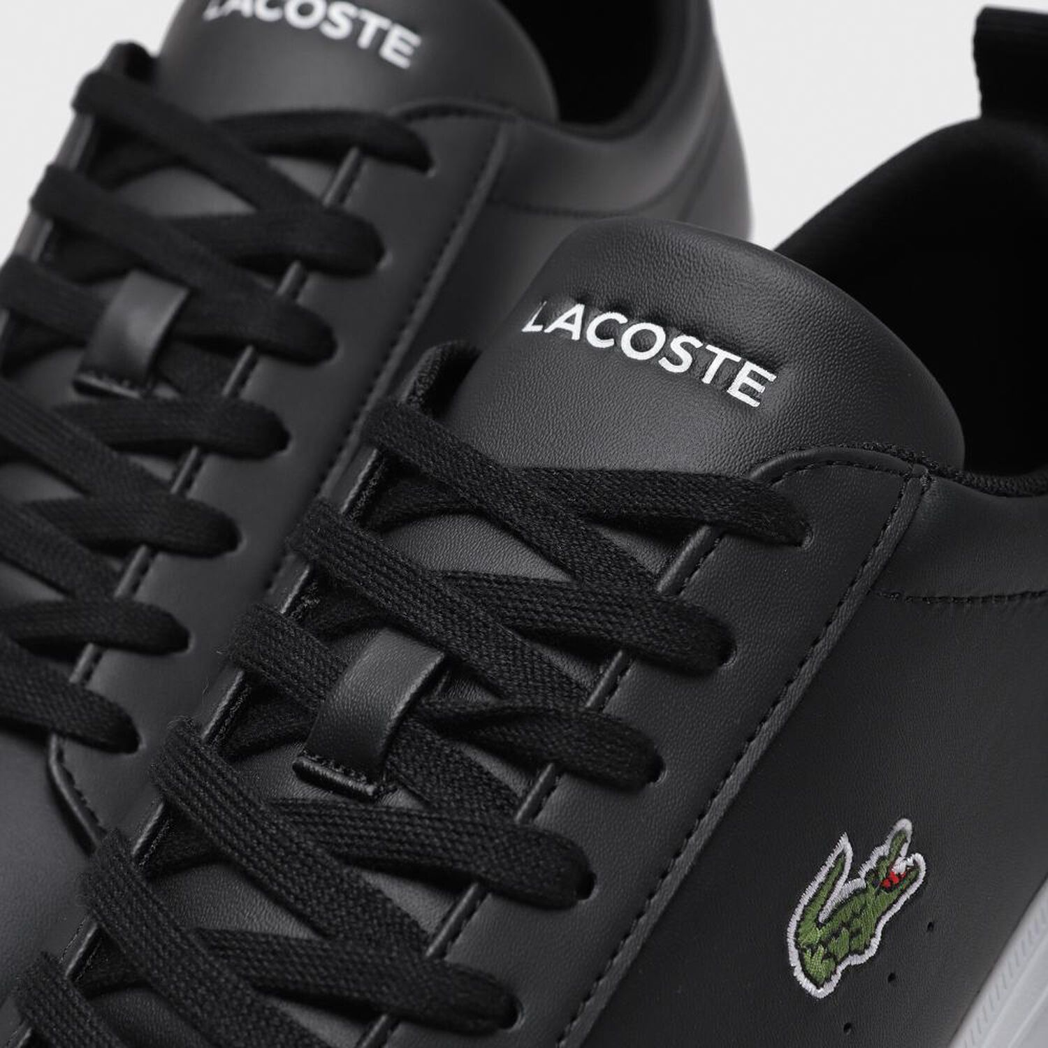 Zapatilla Urbana Hombre Lacoste Court Base Negro image number 5.0