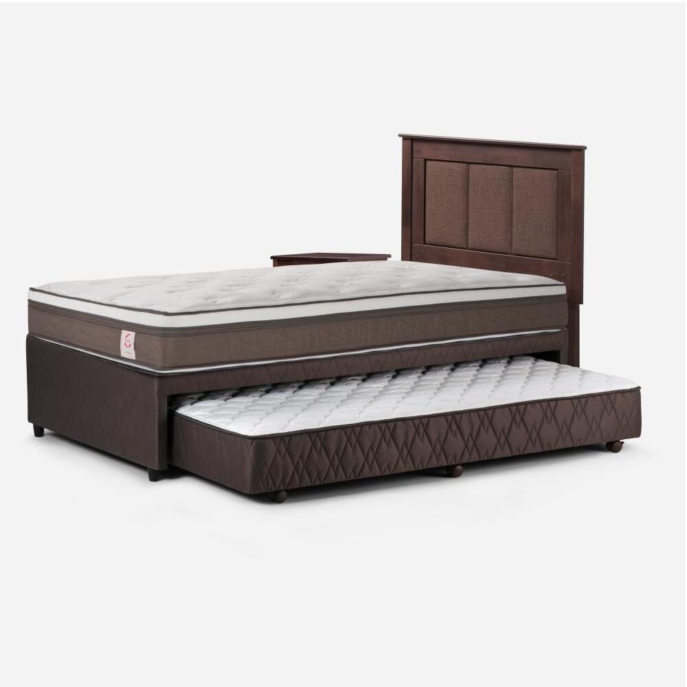 Cama Nido Rosen New Style 6 / 1.5 Plazas / Base Normal + Set De Maderas image number 3.0