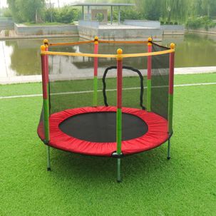 Cama Elastica Trampolin Para Niños Roja
