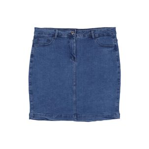 Falda Corta Denim Tiro Medio Regular Mujer Geeps