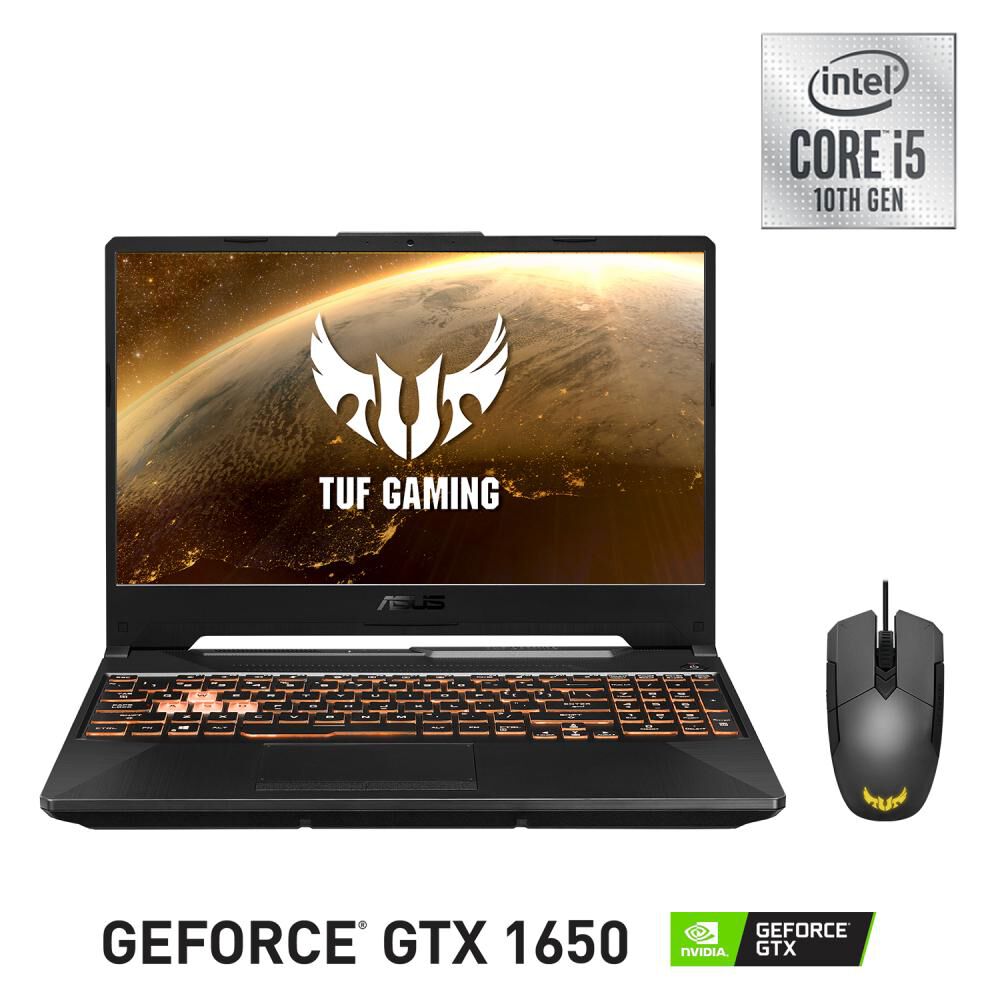 Notebook Gamer Asus Tuf Gaming Fx506lh-hn082t / Bonfire Black / Intel Core I5 / 8 Gb Ram / Nvidia Geforce Gtx 1650 / 512 Gb Ssd / 15.6 " image number 1.0