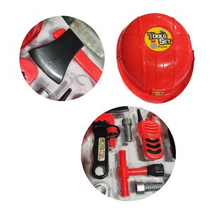 Juguete Set De Bombero 12 Piezas Casco Herramientas Infantil