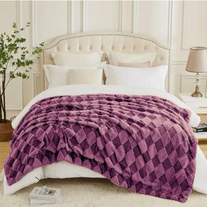 Cobertor Sherpa 2 Plazas Burdeo