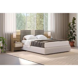 Respaldo Con Veladores Roca Planalto / 2 Plazas